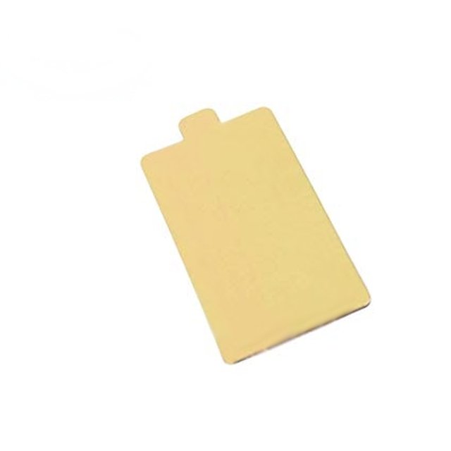 Obrázek produktu Lepenková podložka 9,5x5,5cm zlatá 200 ks