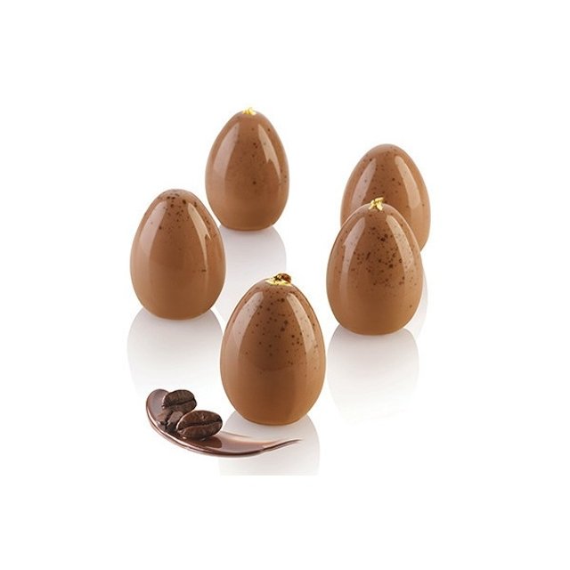 Obrázek produktu Forma silikon bílá: VEJCE 3D - EGG 30 pr.34mm v.47mm 12x30ml
