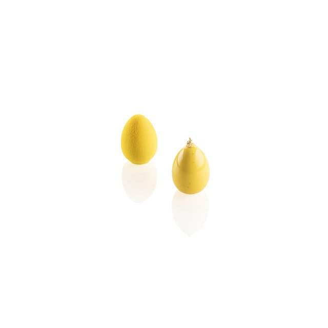 Obrázek produktu Forma silikon bílá: EGG 70 vejce pr.46mm v.63mm 70ml Silikomart