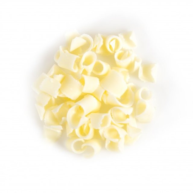 Obrázek produktu Čokoládové hobliny bílé mikro 4kg DOBLA