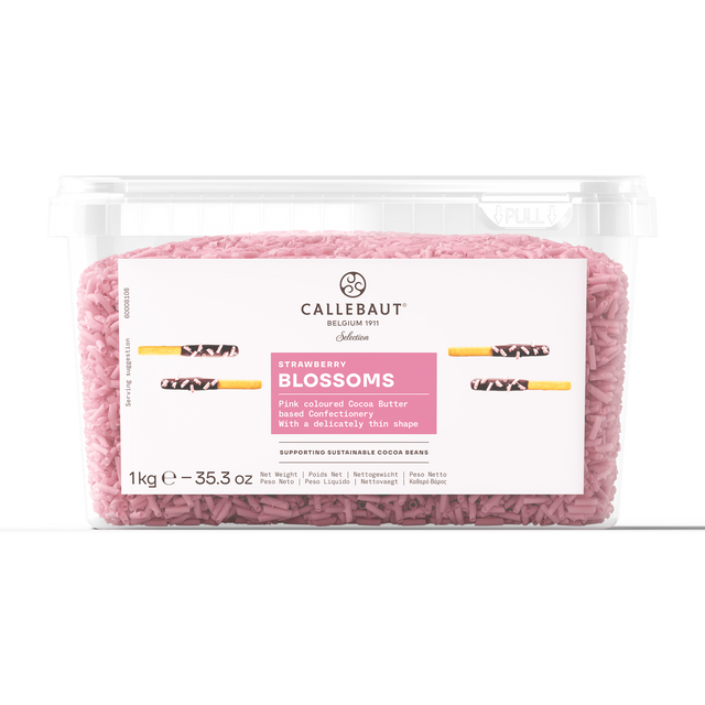 Obrázek produktu Čokoládové hobliny růžové mikro 1kg CB