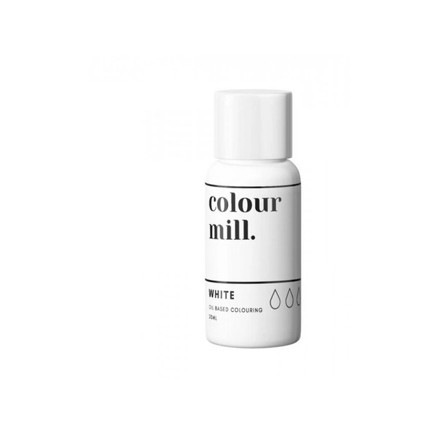 Obrázek produktu Barva tekutá - bílá (white) 20ml Colour Mill