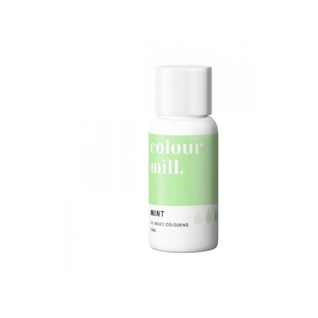 Obrázek produktu Barva tekutá - mátová (mint) 20ml Colour Mill