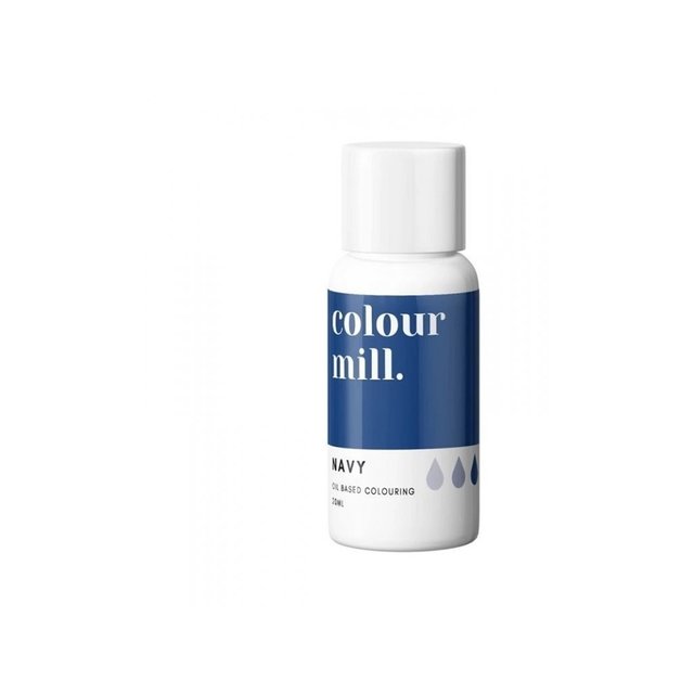 Obrázek produktu Barva tekutá - modrá tmavá (navy) 20 ml Colour Mill