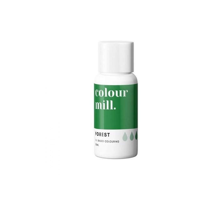 Obrázek produktu Barva tekutá - zelená listová (forest) 20ml Colour Mill