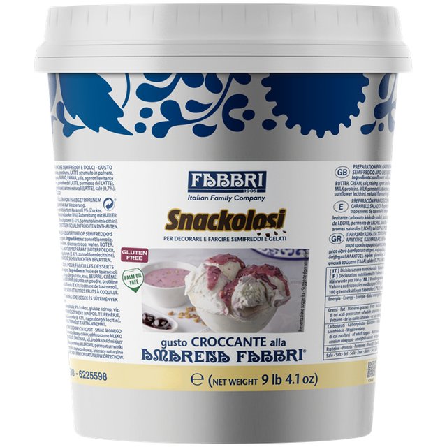 Obrázek produktu Snackolosi croccante Amarena Fabbri (variegato višeň a oříšky) 3x 3,8 kg