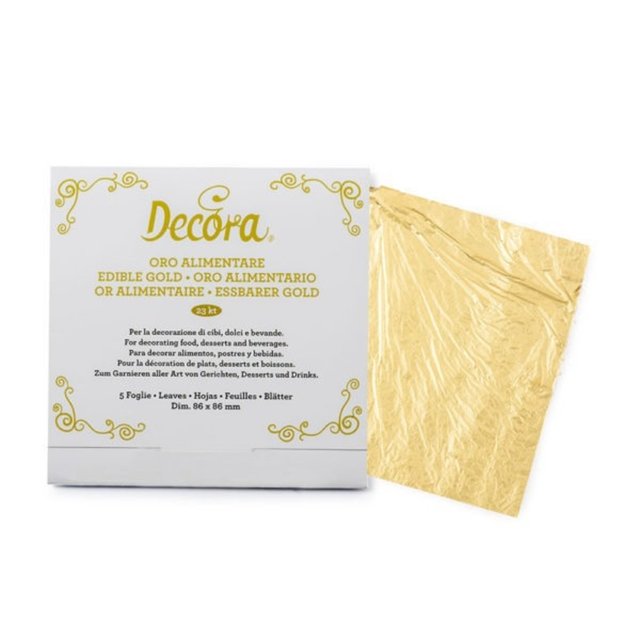 Obrázek produktu Zlato plátky (zlaté lístky) 5 ks DECO