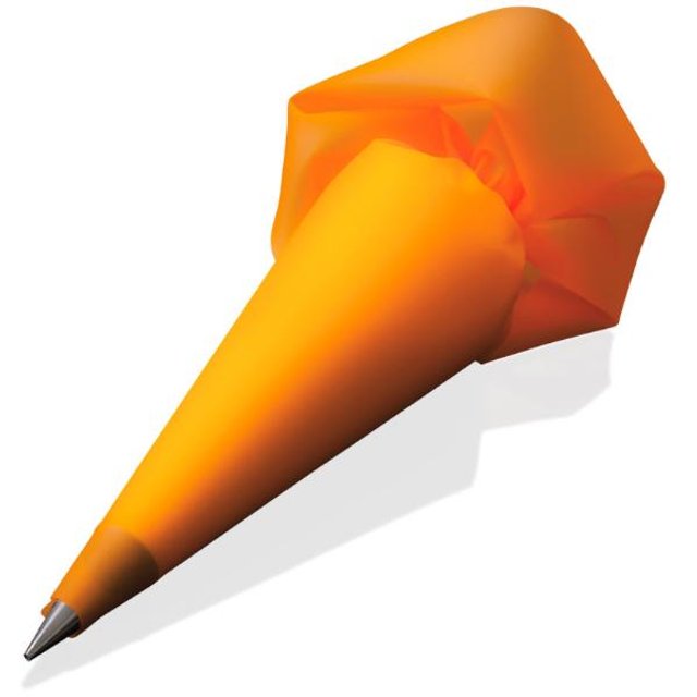Obrázek produktu Sáček trezírovací 45cm silikon oranžový SUPERFLEX Martellato