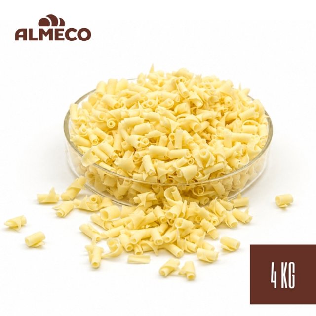 Obrázek produktu Čokoládové hobliny bílé mikro 4kg Almeco