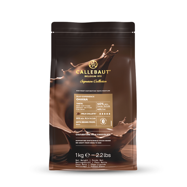 Obrázek produktu CB Origin Čokoláda mléčná 40% SILKY GHANA 1 kg