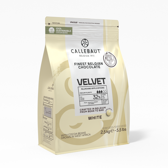 Obrázek produktu CB Čokoláda bílá 33,1% VELVET  2,5 kg x8