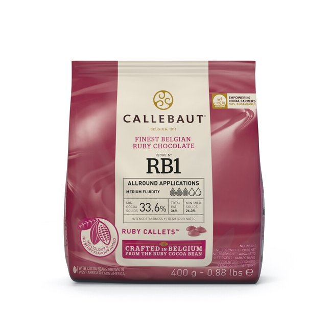 Obrázek produktu CB Čokoláda RUBY 33,6% RB1  0,4kg x7