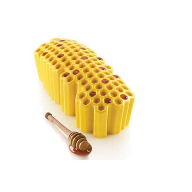 Obrázek produktu Forma silikon bílá: BEEHIVE 250x90mm v.73mm 1100ml Silikomart