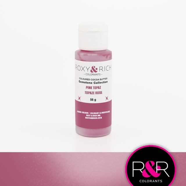 Obrázek produktu Kakaové máslo růžové třpytivé GEMSTONE PINK TOPAZ 56g RR