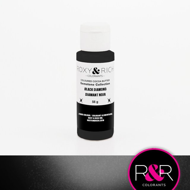 Obrázek produktu Kakaové máslo černé třpytivé BLACK DIAMOND 56g RR
