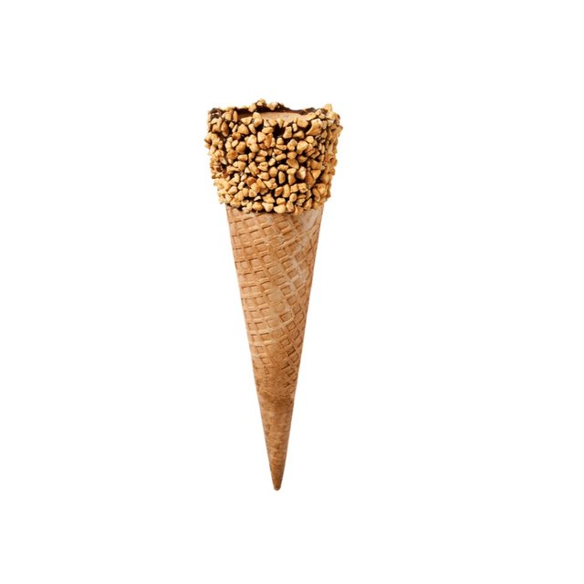 Obrázek produktu Kornouty křupinky hnědé "oříšky" 16x4,9cm Cialda BIG GRANELLATA 175 ks