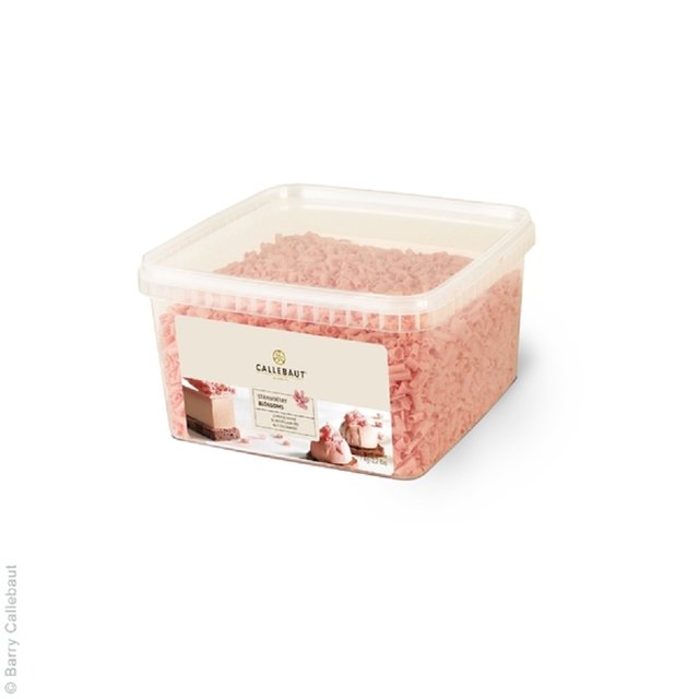 Obrázek produktu Čokoládové hobliny růžové jahoda mikro 1 kg  CB