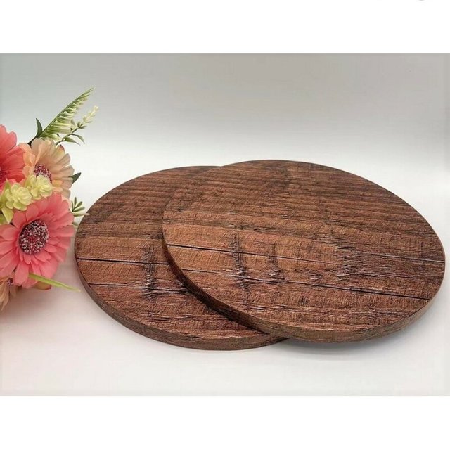 Obrázek produktu Dortová podložka silná - dekor DŘEVO pr.30,5cm v.1,2cm SA