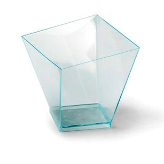 Obrázek produktu Kelímek plast 120 ml hranatý čirý Charme bal.40ks/krt:12 bal 257/7 ALCAS