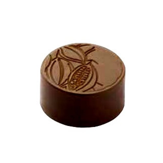Obrázek produktu Forma na pralinky RELIEF KAKAOVÝ BOB pr.2,8cm v.1,3cm 9g 24 ks