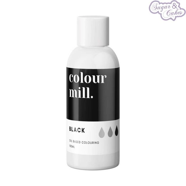 Obrázek produktu Barva tekutá - černá (black) 100 ml Colour Mill