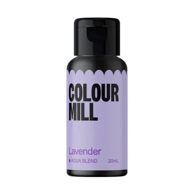 Obrázek produktu COLOUR MILL BARVA TEKUTÁ na vodní bázi - Levandul (světle fialová) 20 ml - černá lahvička