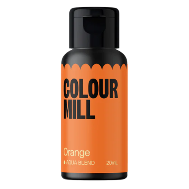 Obrázek produktu COLOUR MILL BARVA TEKUTÁ na vodní bázi - Orange (oranžová) 20 ml - černá lahvička