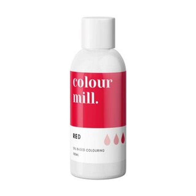 Obrázek produktu Barva tekutá - červená (red) 100 ml Colour Mill
