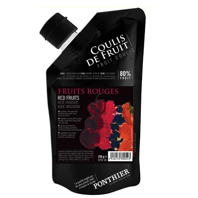 Obrázek produktu PONTHIER COULIS červené ovoce RED FRUIT 250g (krt 10ks)