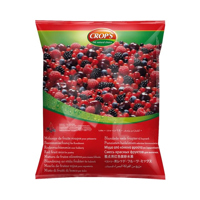 Obrázek produktu MRAŽ. Crop´s ČERVENÉ MIX OVOCE 1kg x5 (Red fruit mix)