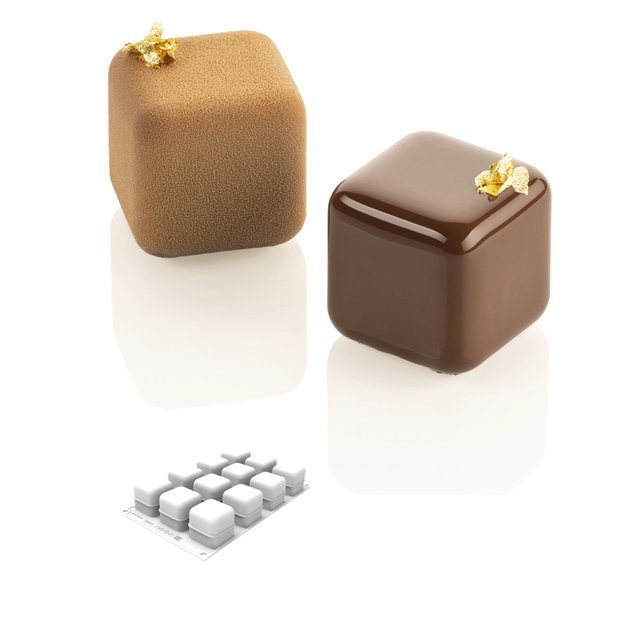 Obrázek produktu Forma silikon bílá: CUBO 3D 85mm 12x85ml Silikomart