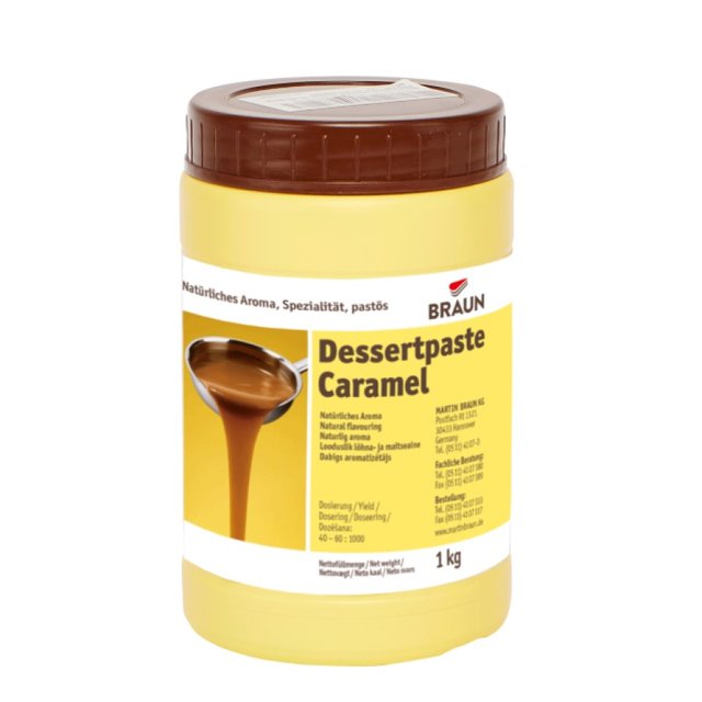 Obrázek produktu Dessert Paste CARAMEL  (pasta karamel) 1kg BRAUN