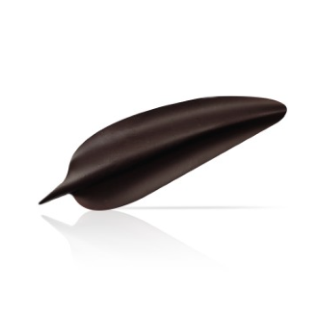 Obrázek produktu Dekor elegance pírka tmavá velká 6x2,3cm 160ks DOBLA