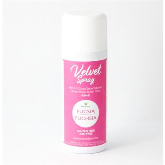 Obrázek produktu Velvet sprej růžový FUCHSIA 400ml Martellato