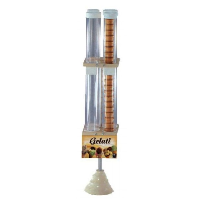 Obrázek produktu Zásobník na kornouty 4 tuby (2 menší+2 větší tuby)