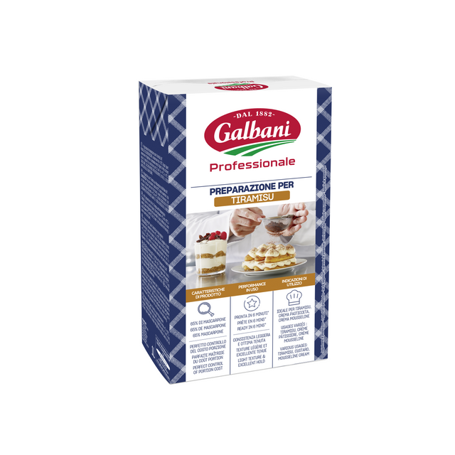 Obrázek produktu Krémová směs Préparation pour Tiramisu au mascarpone 6x 1 l Galbani
