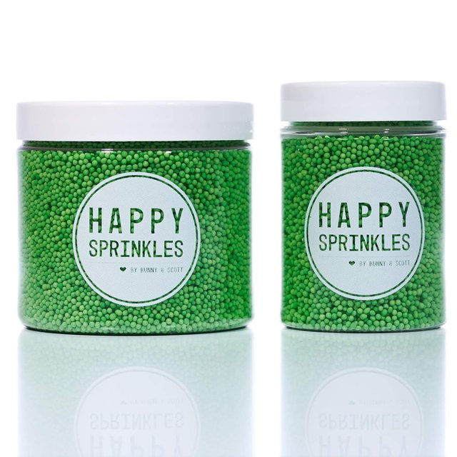 Obrázek produktu Dekorace cukrové LIGHT GREEN SIMPLICITY 90g Happy Sprinkles