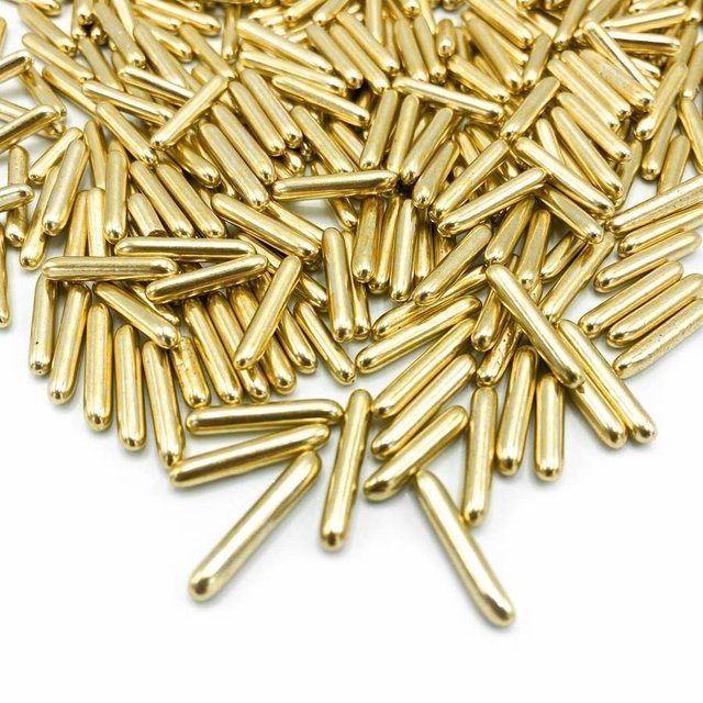 Obrázek produktu Dekorace cukrové GOLD RODS 90g Happy Sprinkles