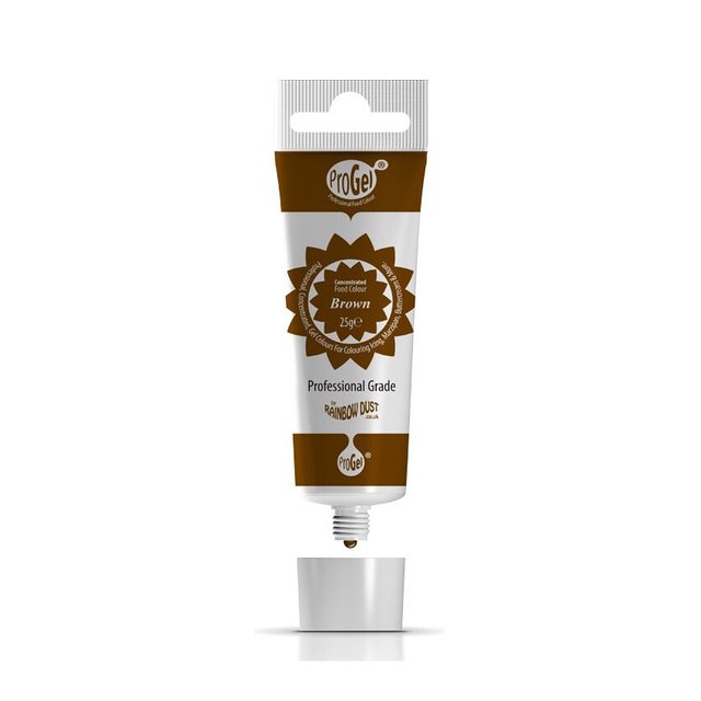 Obrázek produktu Barva gelová PROGEL- hnědá BROWN 25g
