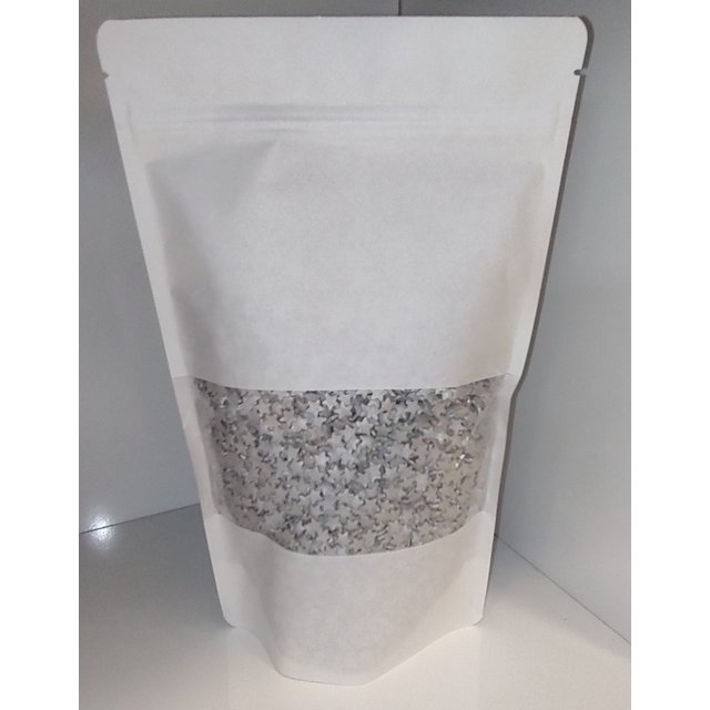 Obrázek produktu Dekorace cukrové STARS SILVER 4mm stříbrné hvězdy 500g HAPPY SPRINKLES