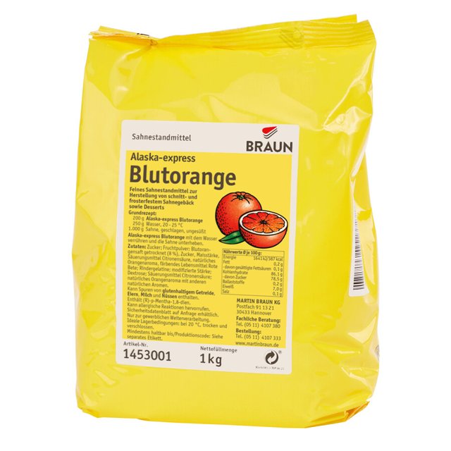 Obrázek produktu Alaska-e BLUTORANGE  (ztužovač pomeranč červený) 5x1kg BRAUN