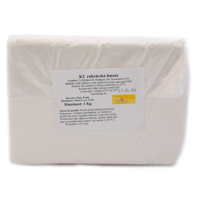 Obrázek produktu K2 fondant potah.BÍLÝ 10 x 1kg GEORGE FONDANT Kft.