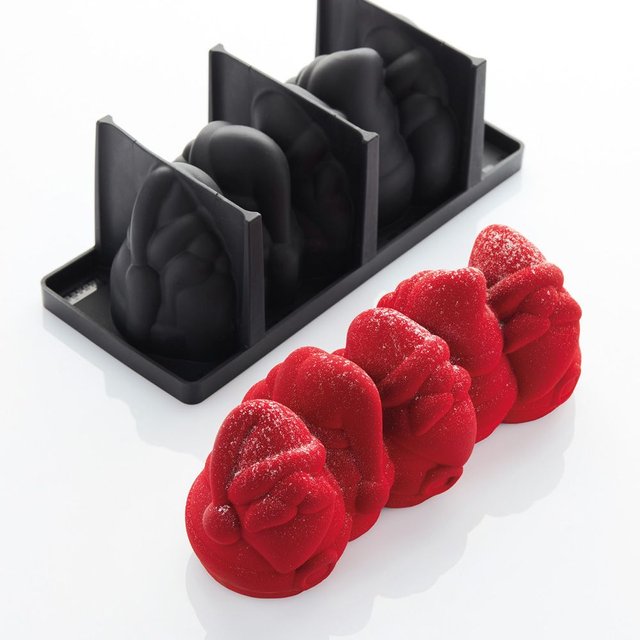Obrázek produktu Forma silikon černá: SANTA LOG - santové 25,4x10,3cm, v.10cm 1300ml Pavoni