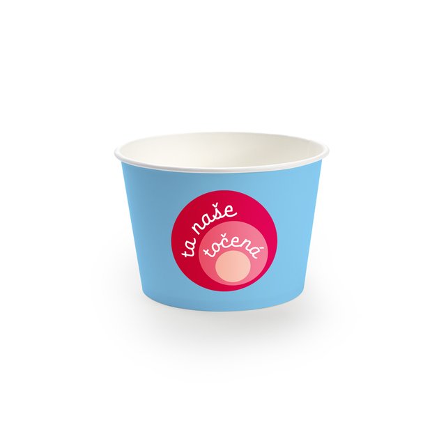 Obrázek produktu Kelímek papírový  155ml „ta naše točená“ bal.45 ks/krt:33 bal SDG