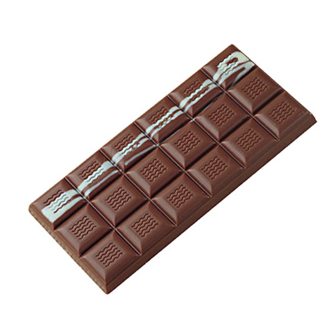 Obrázek produktu Forma na pralinky TABULKA SE VZOREM 150x70mm v.11mm 110g 3ks