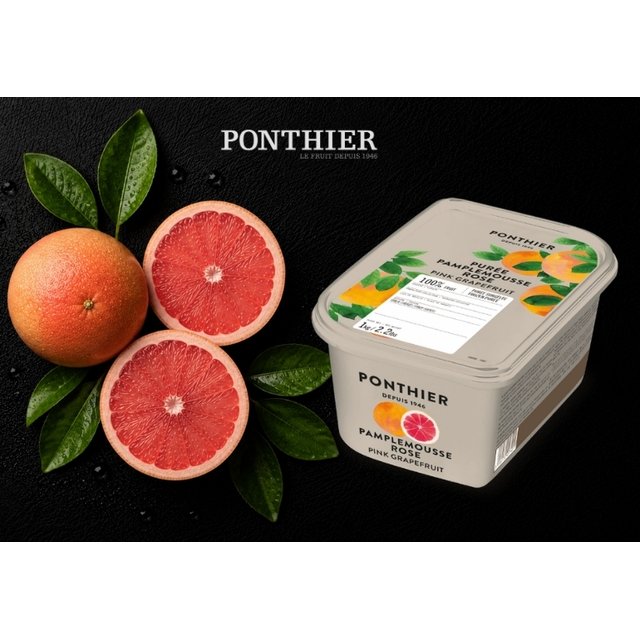 Obrázek produktu MRAŽENÉ PONTHIER pyré růžový grep 100% 1 kg