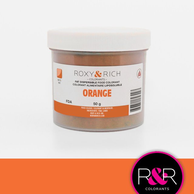 Obrázek produktu Barva v prášku rozpustná v tucích - oranžová 50g RR