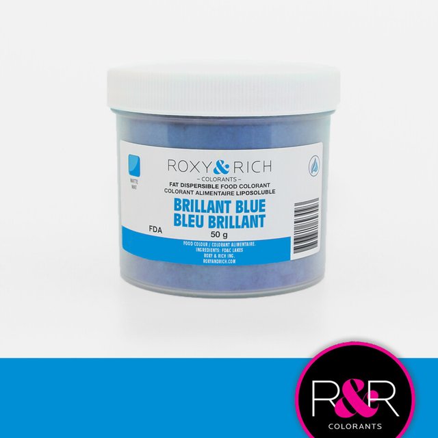 Obrázek produktu Barva v prášku rozpustná v tucích - modrá Brillant 50g RR