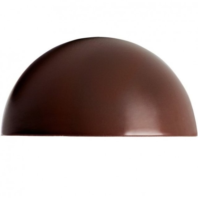 Obrázek produktu Čokoládové polokoule DOME pr.6,5cm hořké 28ks (5bal v krt)