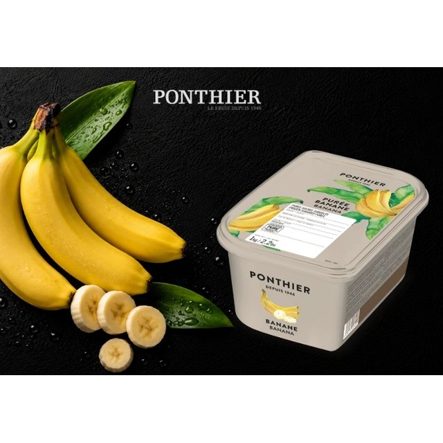 Obrázek produktu MRAŽENÉ PONTHIER pyré banán 1 kg